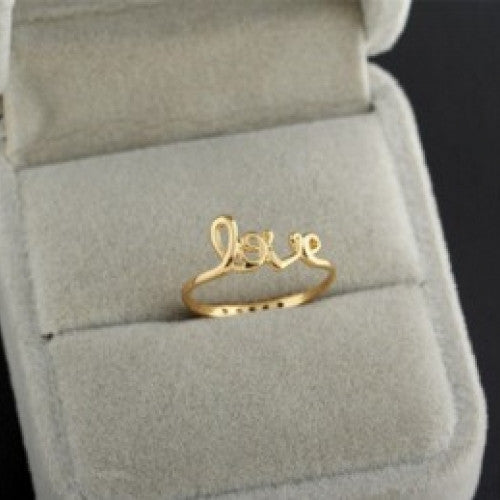 Alloy Love Letters Rings