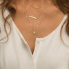 Gold Chain Multi layer Necklace Pendant