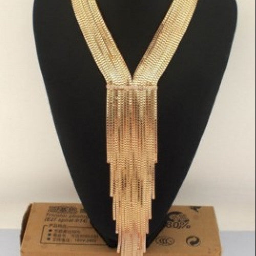 Boho Women Multilayers Snake Chain Long Necklaces