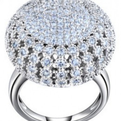Charming Platinum Plated Ring