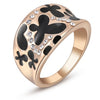 Austrian Crystal Stellux Party Jewelry Butterfly Ring