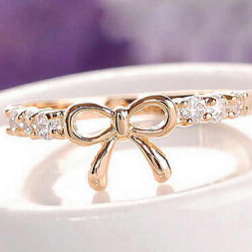 Korean Style Simple Fashion Bow Index Finger Rings